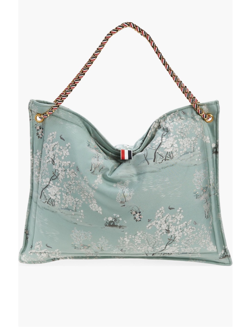 Thom Browne Silk Toile Pillow Floral Clutch MSRP $1490